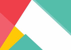 a colorful geometric pattern with a white triangle vector