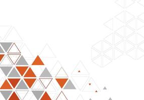a white background with orange triangles vector