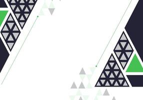 abstract geometric background with triangles and green triangles vector