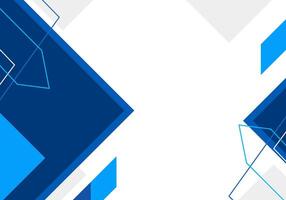 blue and white geometric background with triangles vector