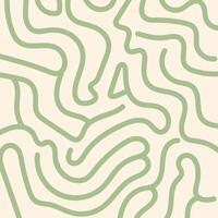 Abstract wavy line background in a retro style. Organic flowing shapes form a pattern. Suitable for wallpapers, textiles, packaging, and modern graphic design. vector