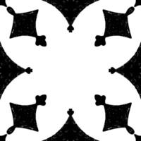 a black and white pattern with a large black and white heart vector