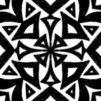 a black and white abstract design with a star vector