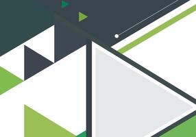 a green and white geometric background with triangles vector