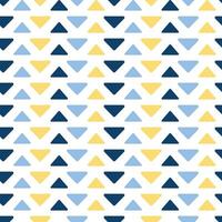 Colorful geometric pattern with blue and yellow triangles arranged in a vibrant design vector