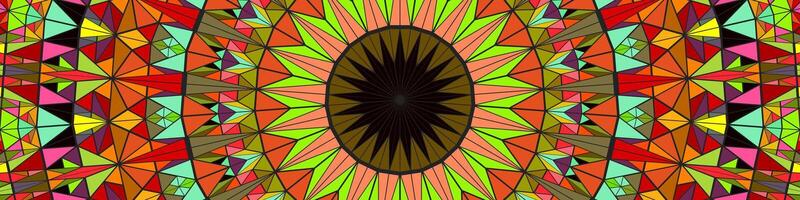 A colorful abstract pattern with a black eye vector