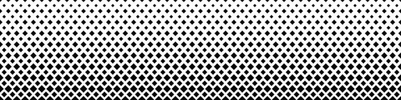 Black and white wide geometrical square pattern background - geometric abstract graphic design vector