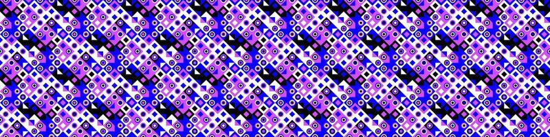 Horizontal diagonal pattern background - abstract wide repetitive graphic design with geometrical shapes vector