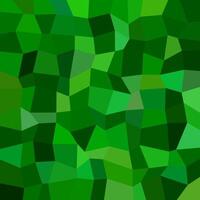 Green polygonal background with many different shapes vector
