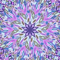 Hypnotic colorful dynamic round mosaic pattern background vector