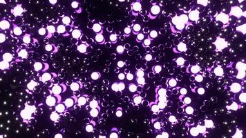 Purple Pulsating Glowing Dots Background VJ Loop I 4K video