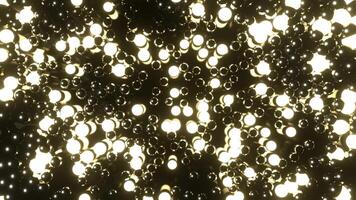 Light Yellow Pulsating Glowing Dots Background VJ Loop I 4K video