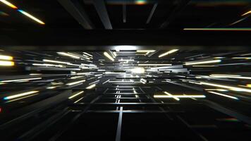 Light Yellow Sci-Fi Cybernetic Strobe Array Background VJ Loop I 4K video