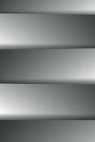 An abstract design featuring smooth, shiny metallic stripes in varying shades of silver and grey, creating a sleek and modern aesthetic. vector