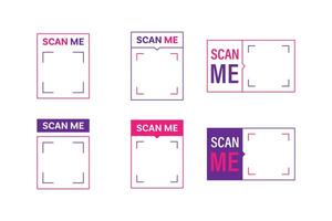 Scan me icon vector