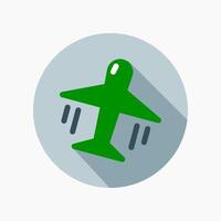 Design Illustration graphic of airplane mode icon with flat style. Suitable for UI, mobile design, web design, etc. vector