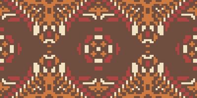 Geometry Ethnic Pattern Backgroundfolk Embroidery, Aztec Geometric Ornament Print. Design for Carpet, Wallpaper, Clothing, Wrapping, Fabric vector