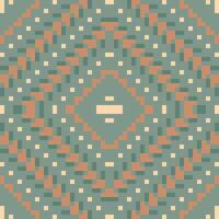 Shawl Abstract Geometric Pattern With Stripes Linesfolk Embroidery, Aztec Geometric Ornament Print. Design for Carpet, Wallpaper, Clothing, Wrapping, Fabric vector