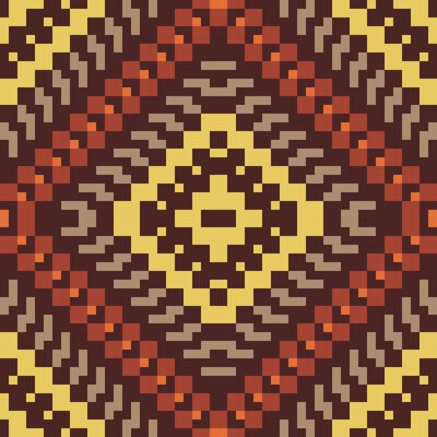 Mosaic Indian Traditional Patternfolk Embroidery, Aztec Geometric Ornament Print. Design for Carpet, Wallpaper, Clothing, Wrapping, Fabric