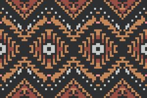 Textile Background Simple Arabic Geometric Patternfolk Embroidery, Aztec Geometric Ornament Print. Design for Carpet, Wallpaper, Clothing, Wrapping, Fabric vector