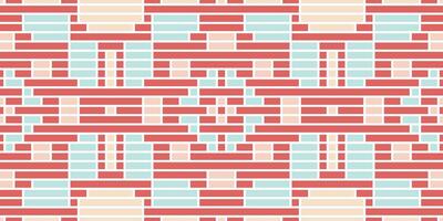 Scandinavian Double Ikat Patternfolk Embroidery, Aztec Geometric Ornament Print. Design for Carpet, Wallpaper, Clothing, Wrapping, Fabric vector