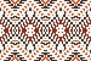 Antique Colorful Abstract Geometric Patternfolk Embroidery, Aztec Geometric Ornament Print. Design for Carpet, Wallpaper, Clothing, Wrapping, Fabric vector