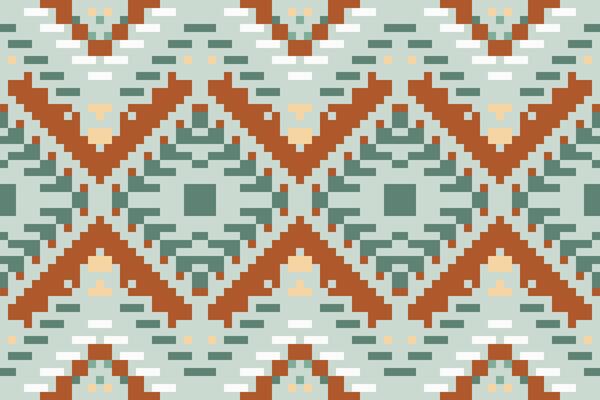 Squares Romanian Traditional Patternfolk Embroidery, Aztec Geometric Ornament Print. Design for Carpet, Wallpaper, Clothing, Wrapping, Fabric