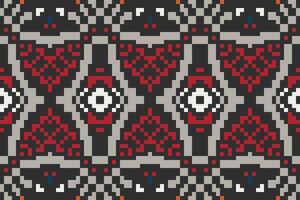 Geometric Ethnic Colorful Abstract Geometric Patternfolk Embroidery, Aztec Geometric Ornament Print. Design for Carpet, Wallpaper, Clothing, Wrapping, Fabric vector