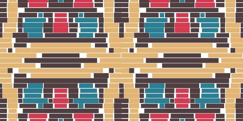 Traditional Design Ethnic Design Pattern in the Philippinesfolk Embroidery, Aztec Geometric Ornament Print. Design for Carpet, Wallpaper, Clothing, Wrapping, Fabric
