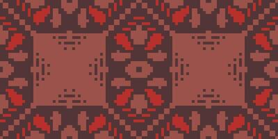 Repeating Pattern Arabic Pattern Mehndi Designfolk Embroidery, Aztec Geometric Ornament Print. Design for Carpet, Wallpaper, Clothing, Wrapping, Fabric vector