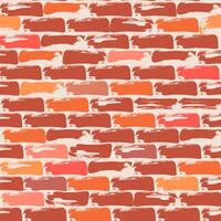 Brick wall in grunge style. Seamless pattern. Endless background. vector