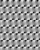 Radiation cut pattern design with black and white background color. vector