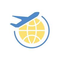 Travel colours Editable Icons vector