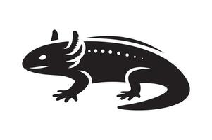 High Resolution Axoloti Black Image vector