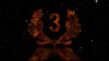 Gorgeous laurel wreath and bronze emblem, ranked 3rd video