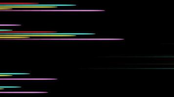 Colorful horizontal lines loading animation, indicator, progress bar video