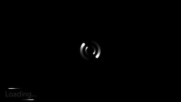 Circular loading animations, indicators, progress bars video