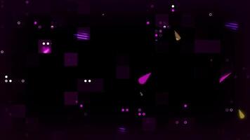 Digital, computer graphic style, dot background, colorful shooting stars, abstract background video