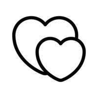 Love Heart icon set. for mobile concept and web design. illustration vector