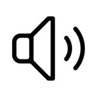 Sound icon . sign for mobile concept and web design. illustration vector