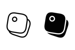 Duplicate icon. sign for mobile concept and web design. illustration vector