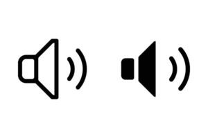Sound icon. sign for mobile concept and web design. illustration vector