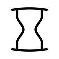 Hourglass Icon. symbol for mobile concept and web design. illustration vector