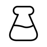Chemistry flask Icon. symbol for mobile concept and web design . illustration vector
