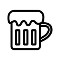 beer icon design template for moblie and web vector