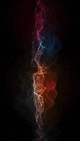 Data visualization graphic Multicolored background video