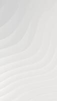 Sleek white curves modern abstract loop background animation video