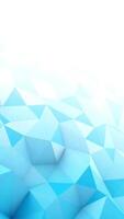 Blue white gradient polygonal surface loopable 3D animation video