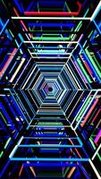 Multicolor Sci-Fi Tech VJ Loop with Vibrant Hues video