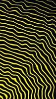 Abstract Yellow and Black Swirling Lines Pattern Background Texture video